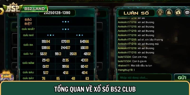 Tổng quan về xổ số B52 Club