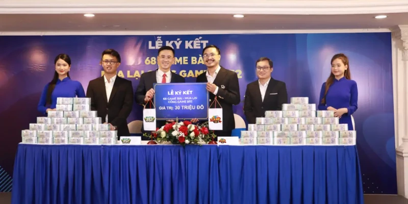 Lễ kí kết chấn động - tập đoàn 68 Game Bài mua lại cổng game B52 Club